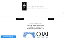Desktop Screenshot of ojaiartcenter.org